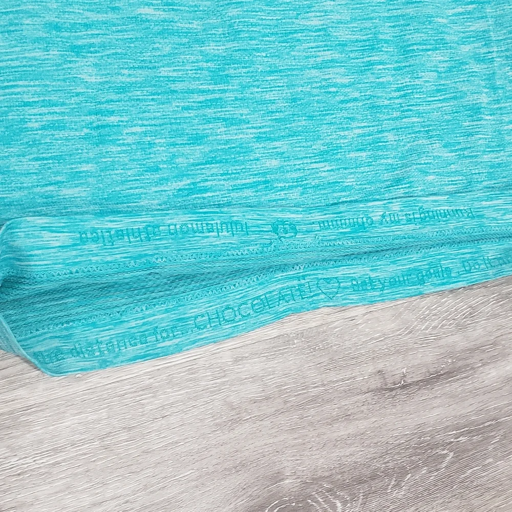lululemon athletica Women's Turquoise Heather Short Sleeve Tee